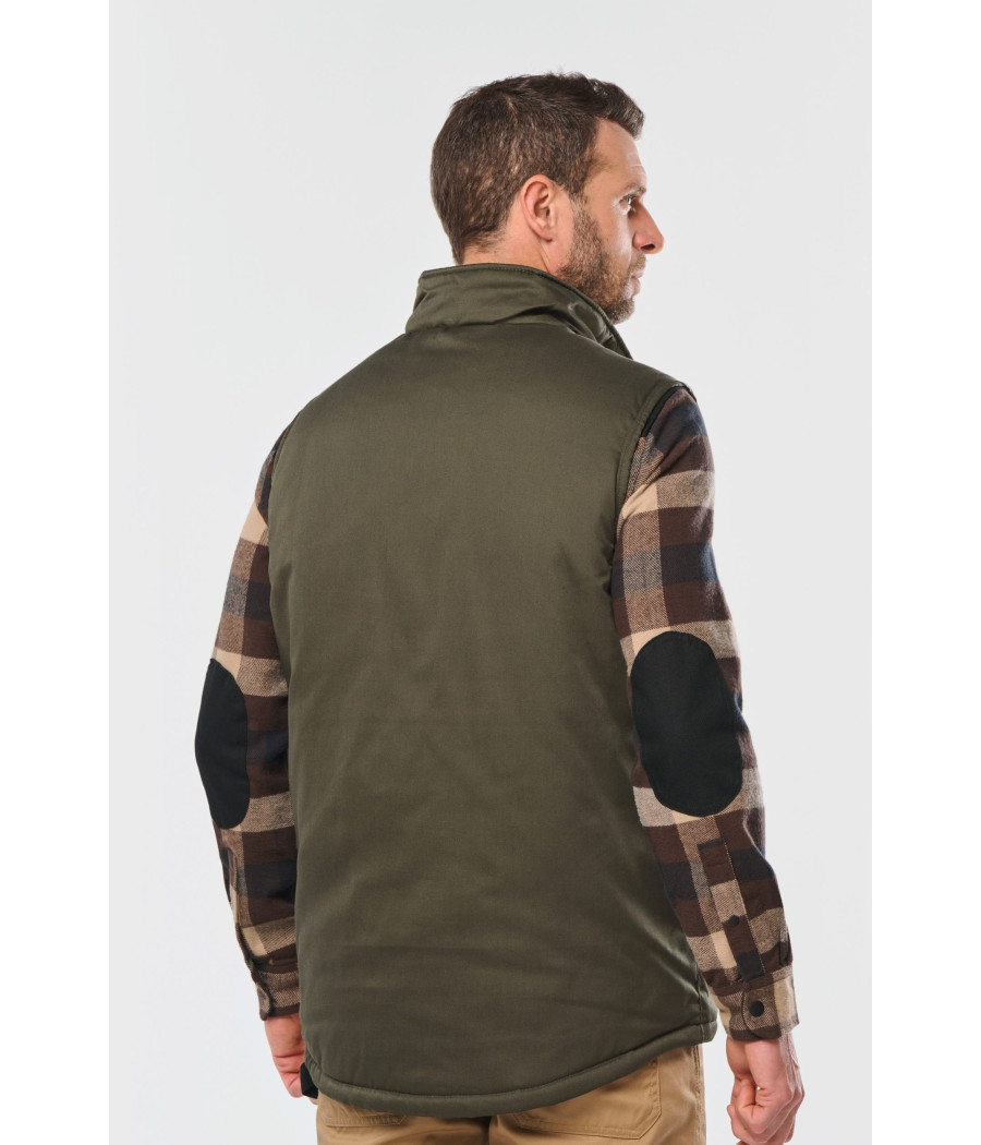 Gilet polycoton multipoches rembourré unisexe