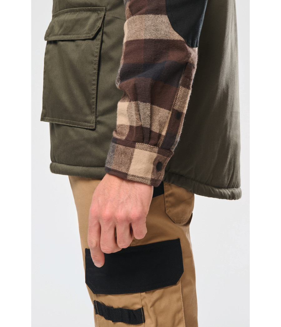 Gilet polycoton multipoches rembourré unisexe