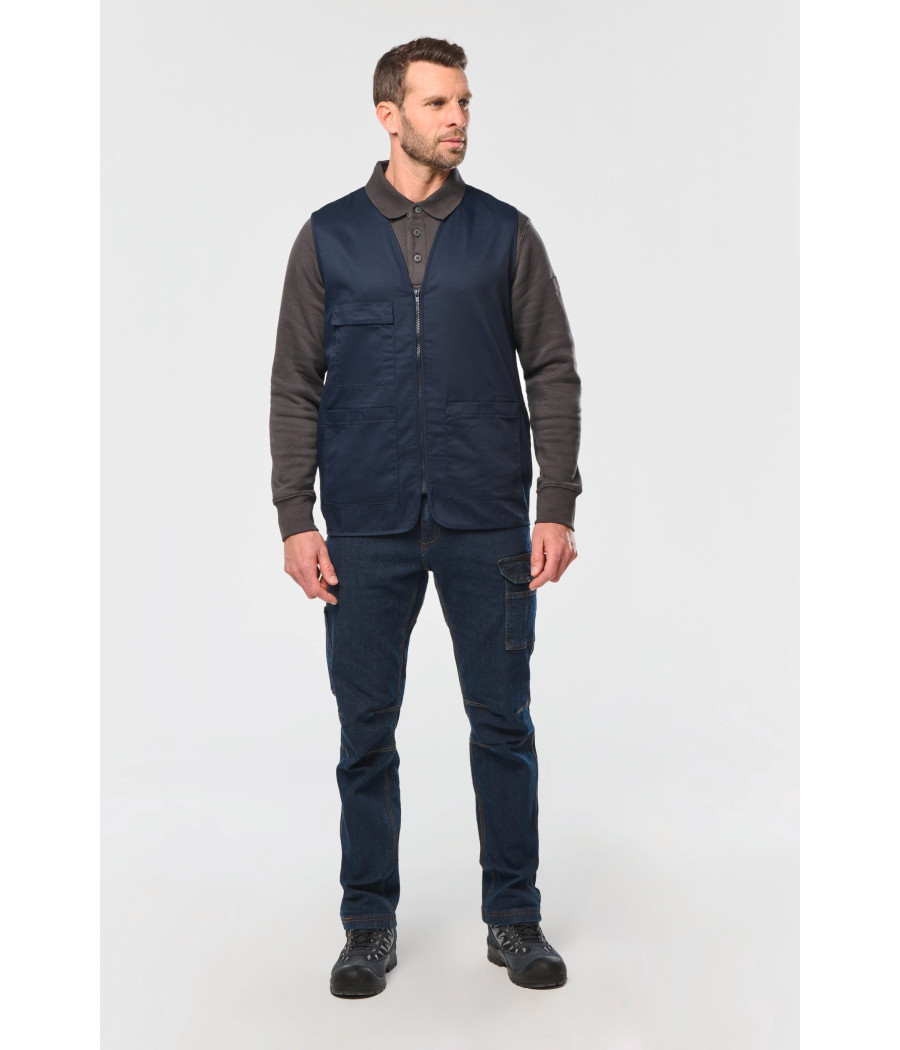 Gilet polycoton multipoches unisexe