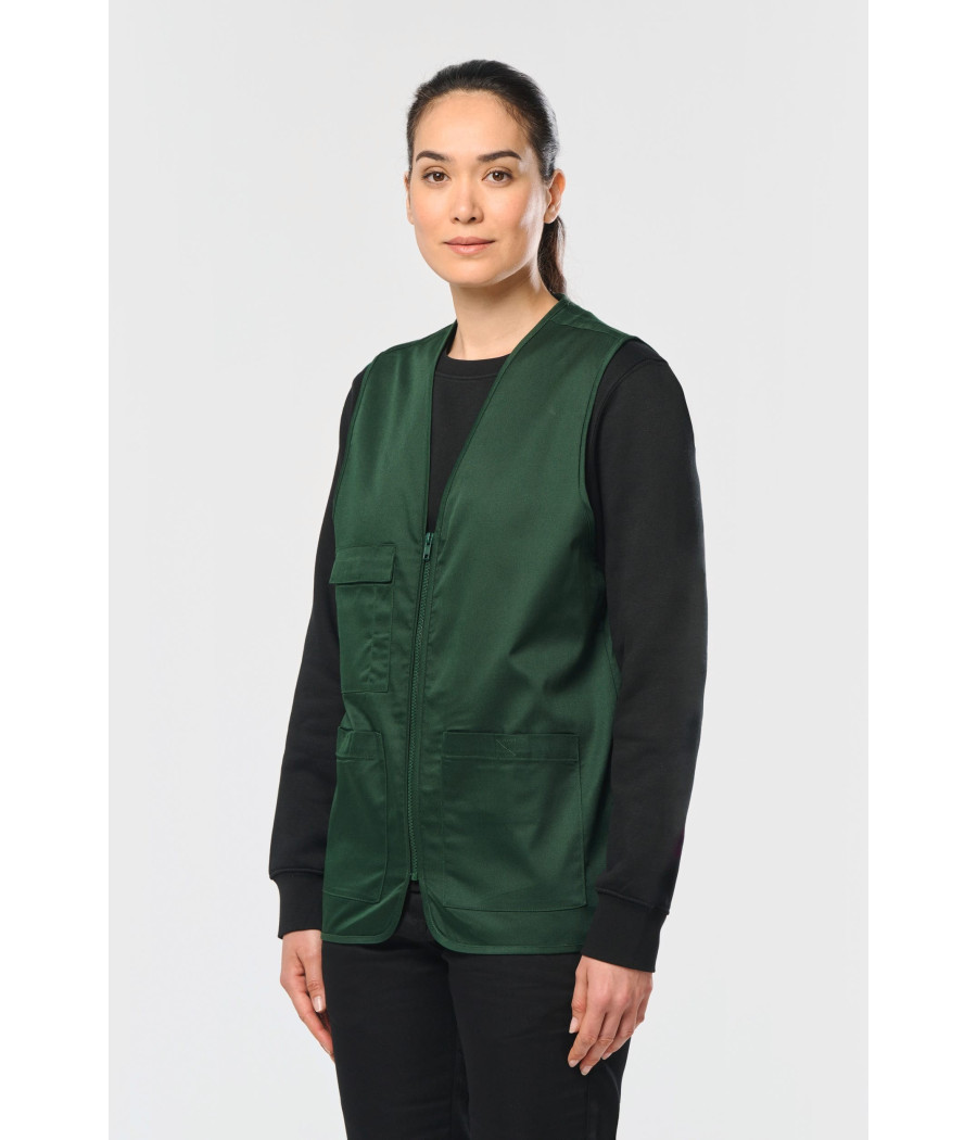 Gilet polycoton multipoches unisexe