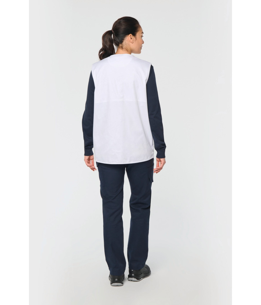 Gilet polycoton multipoches doublé unisexe