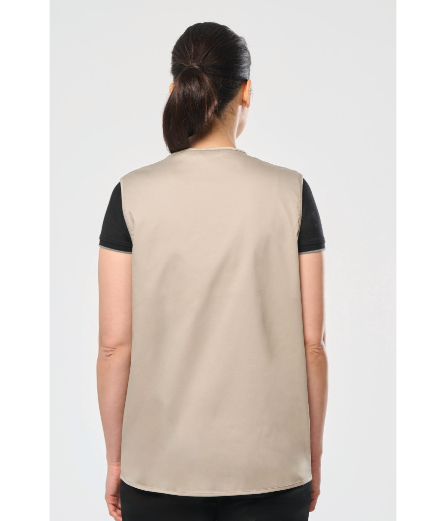 Gilet polycoton multipoches doublé unisexe