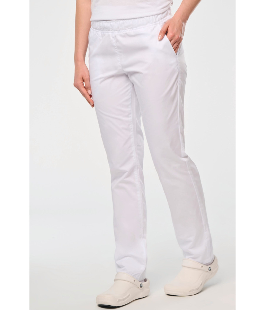 Pantalon polycoton femme
