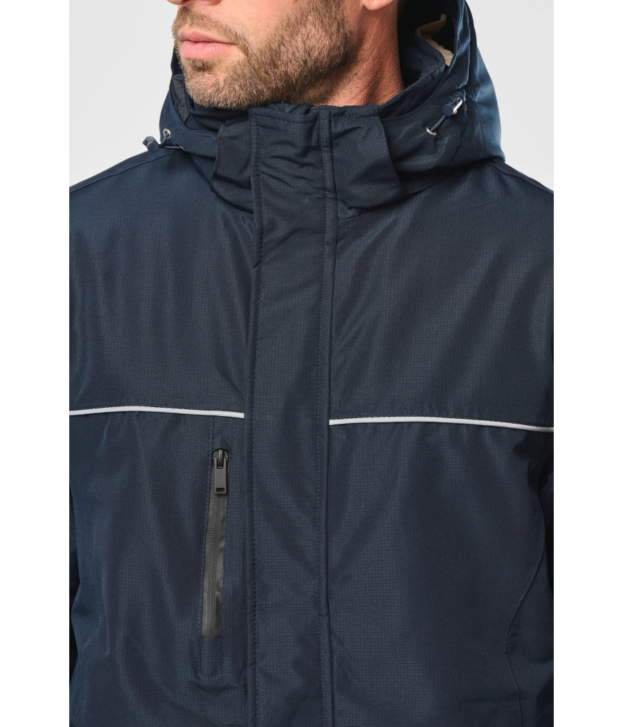 Parka performance à capuche unisexe