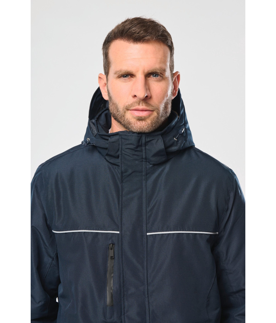Parka performance à capuche unisexe