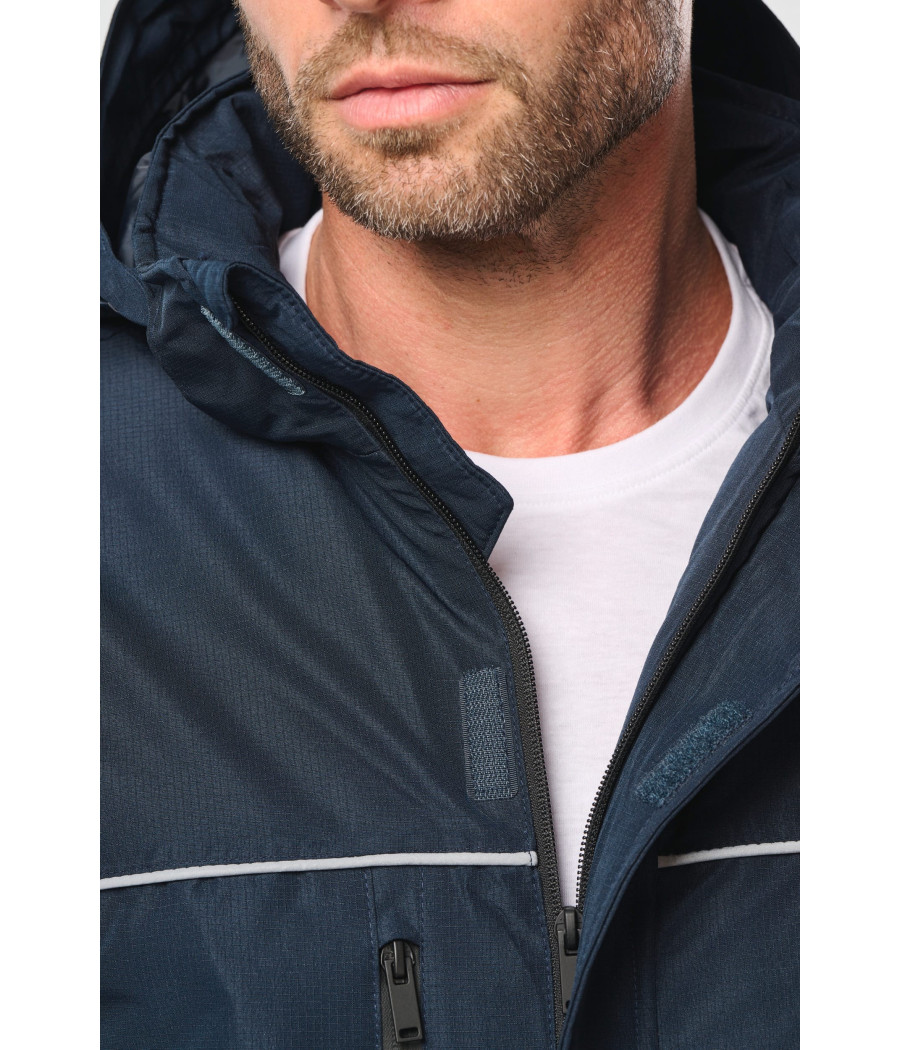 Parka performance à capuche unisexe