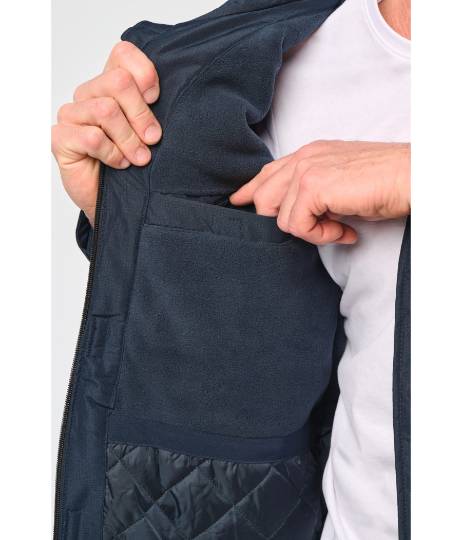 Parka performance à capuche unisexe