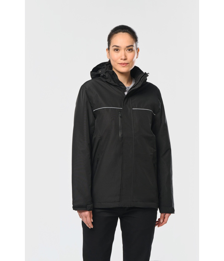 Parka performance à capuche unisexe