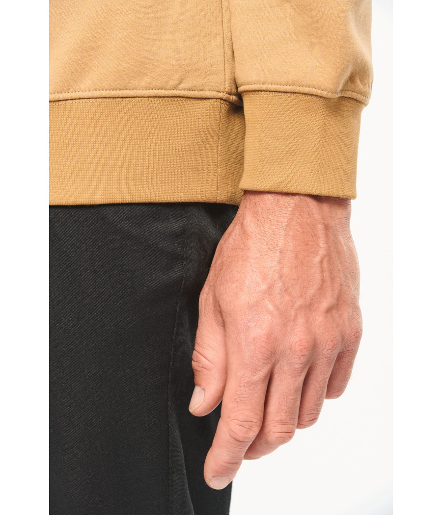 Sweat-shirt Day To Day zip poche contrastée unisexe