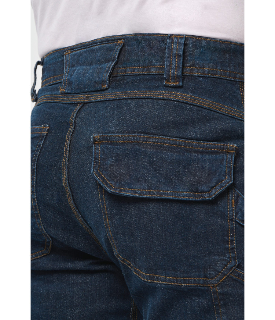 Pantalon Denim multipoches homme