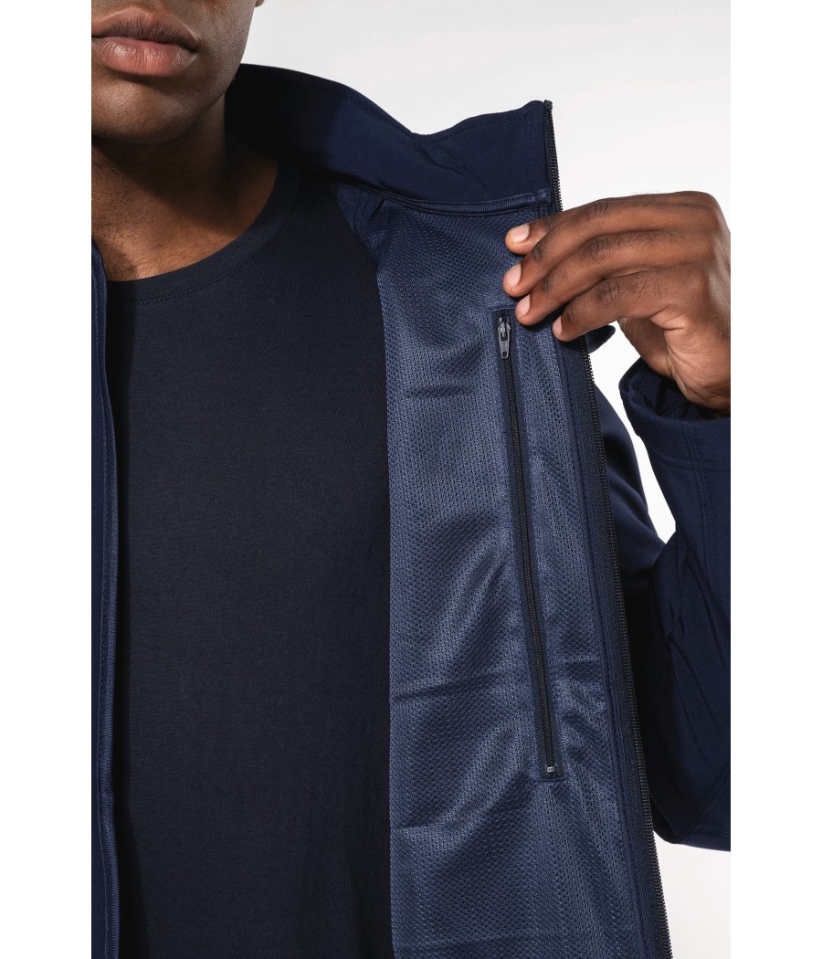 Veste softshell à capuche amovible homme