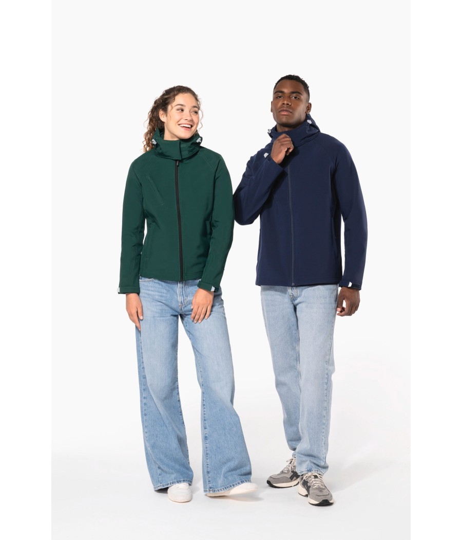 Veste softshell à capuche amovible homme