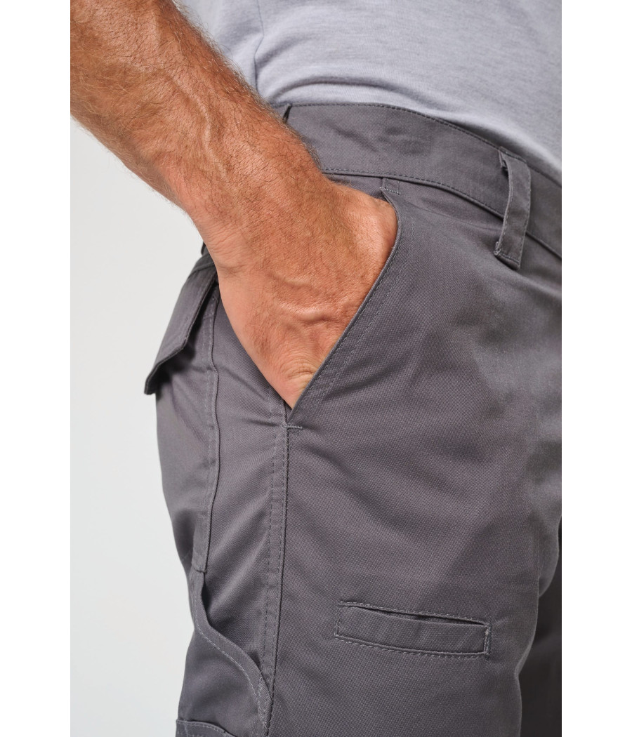 Pantalon de travail multipoches homme