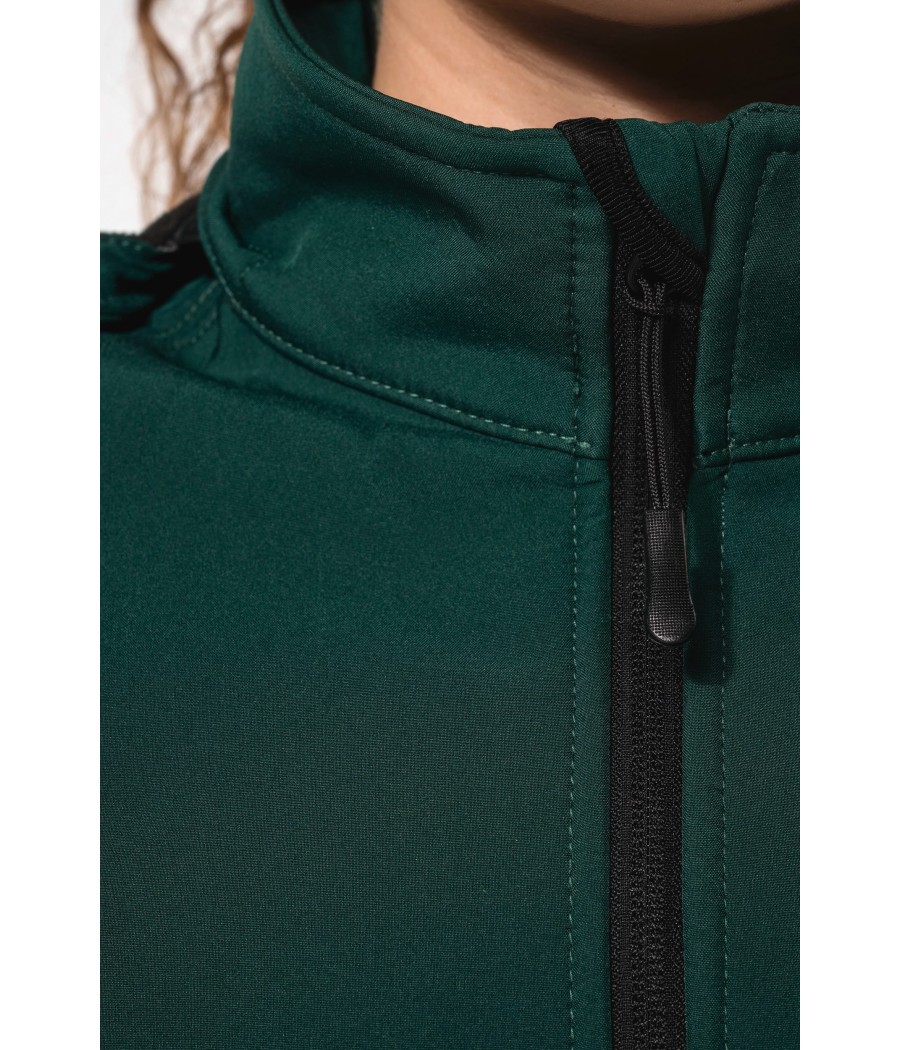 Veste softshell à capuche amovible femme