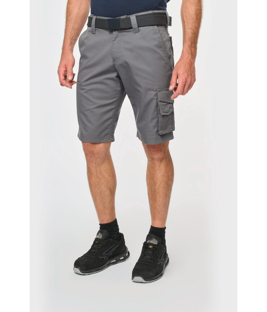 Bermuda de travail multipoches