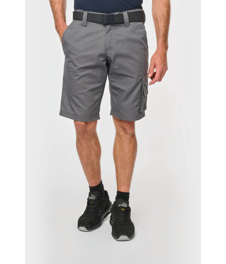 Bermuda de travail multipoches