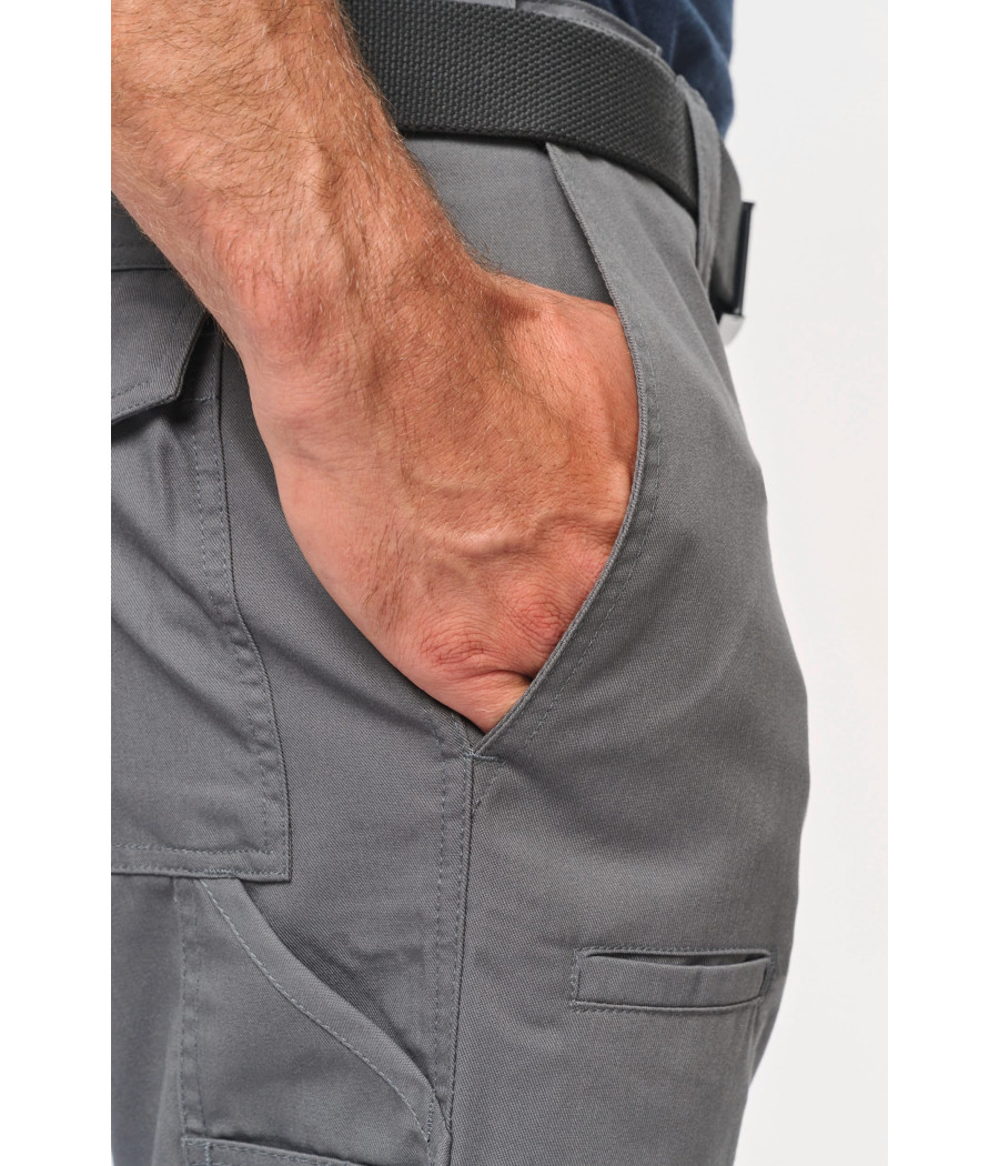 Bermuda de travail multipoches