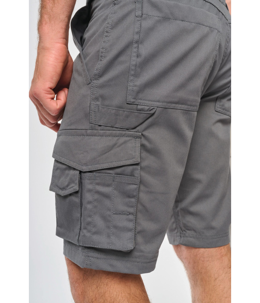 Bermuda de travail multipoches