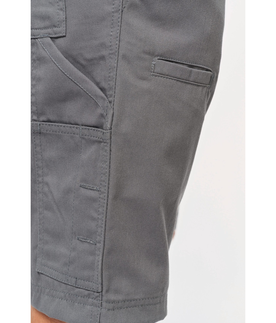 Bermuda de travail multipoches