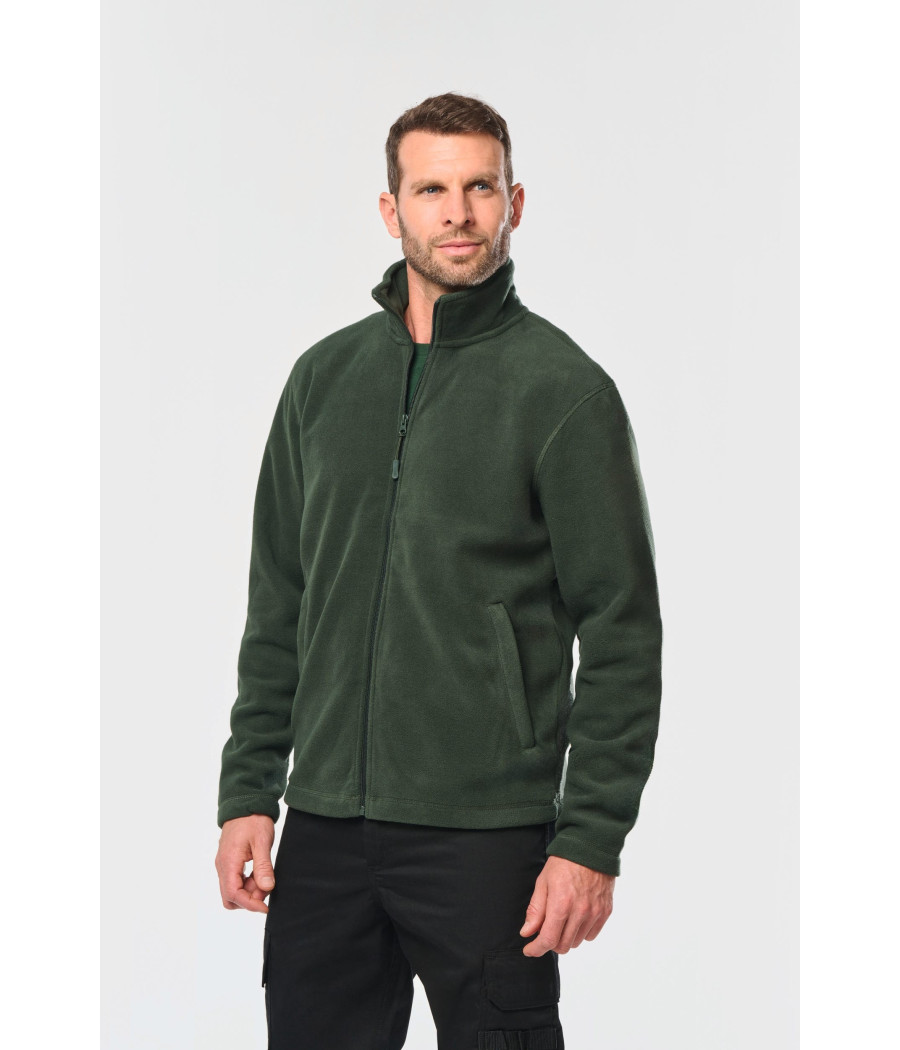 Veste micropolaire zippée homme