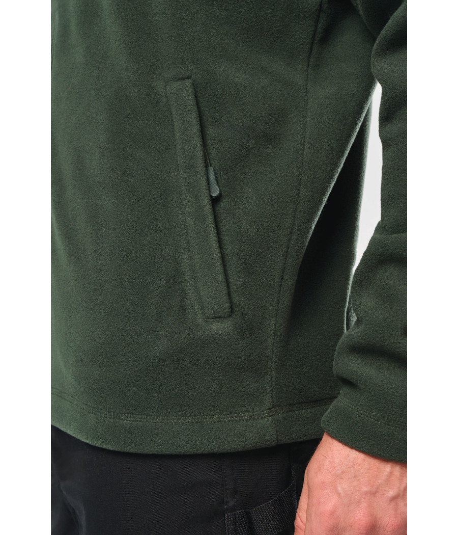 Veste micropolaire zippée homme
