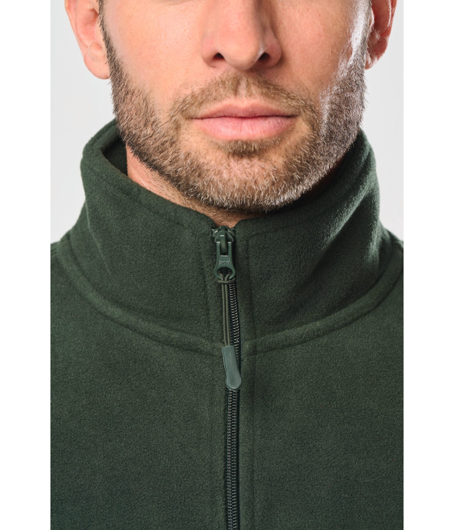 Veste micropolaire zippée homme