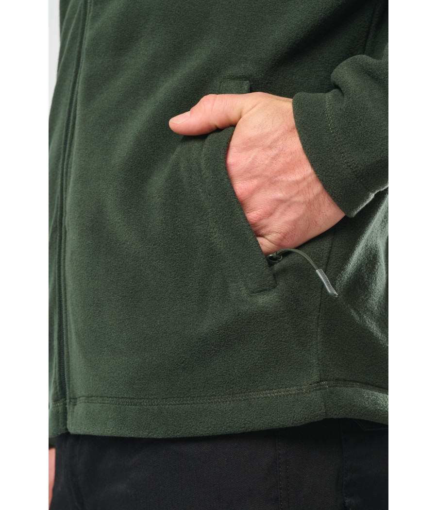 Veste micropolaire zippée homme