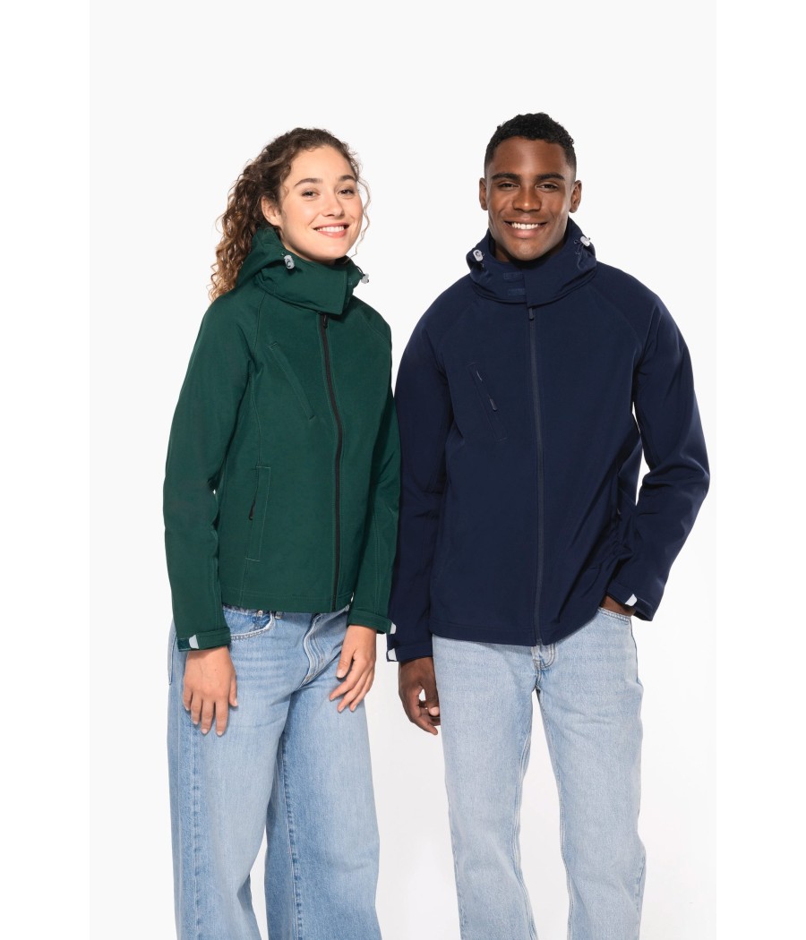 Veste softshell à capuche amovible femme