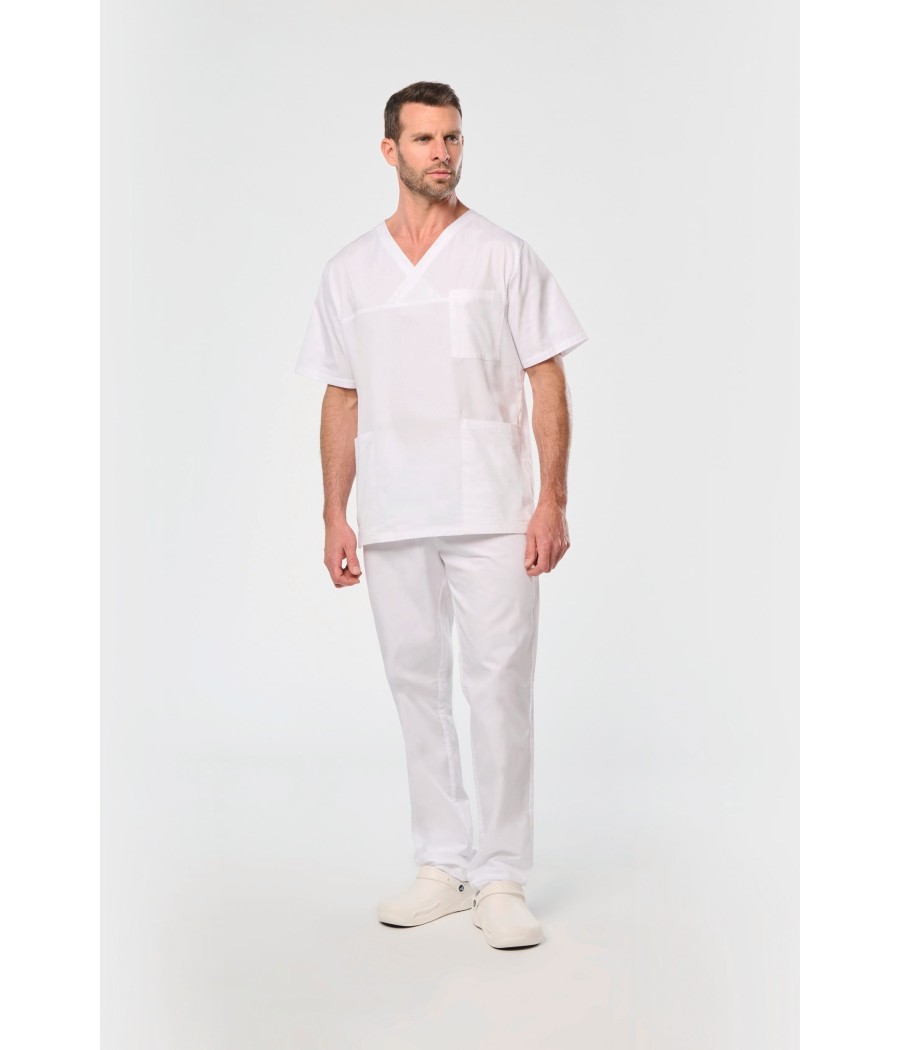 Tunique coton manches courtes unisexe