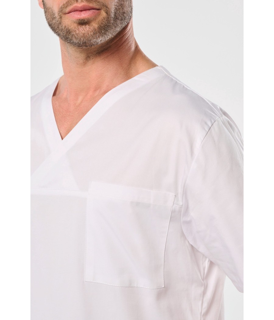 Tunique coton manches courtes unisexe