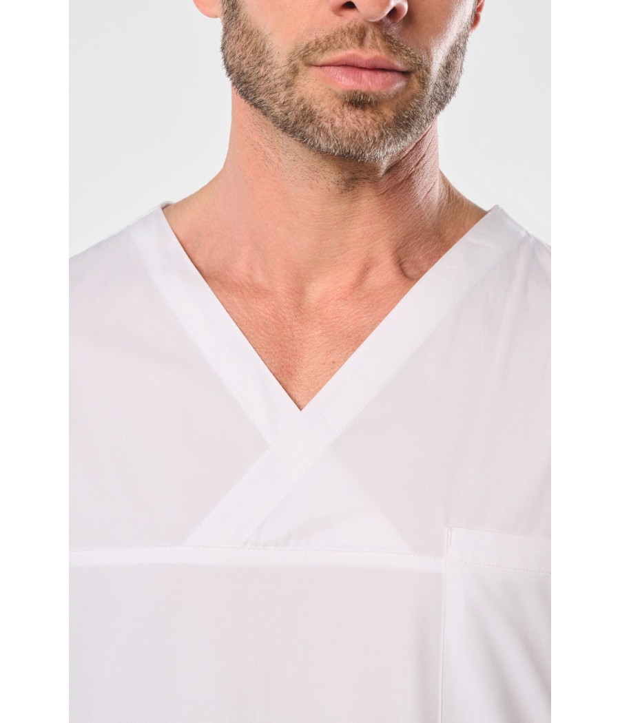 Tunique coton manches courtes unisexe