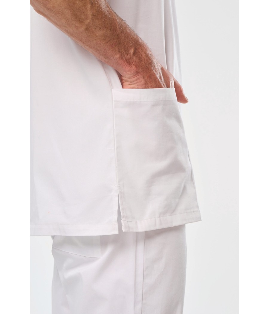 Tunique coton manches courtes unisexe