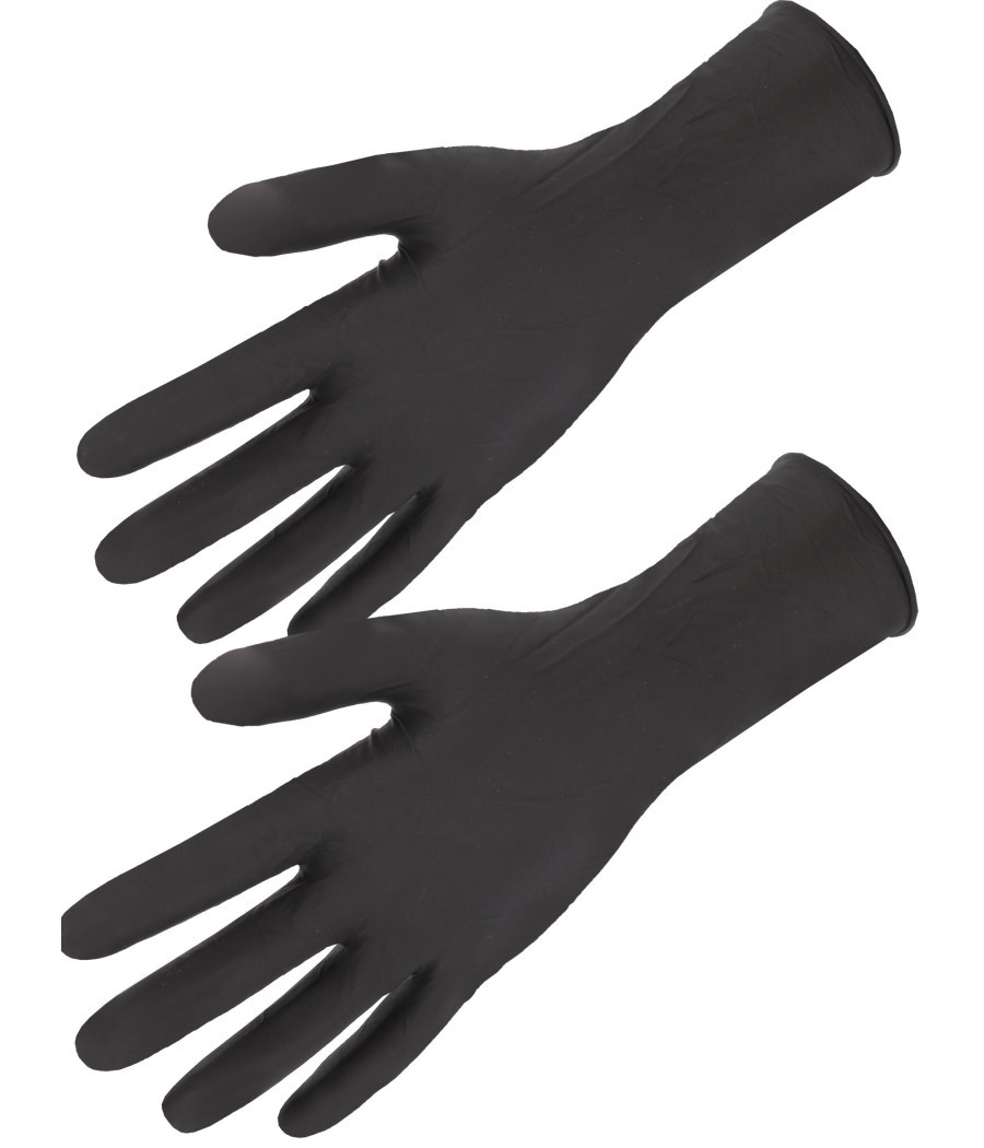 100 GANTS NITRILE NOIR S A XL