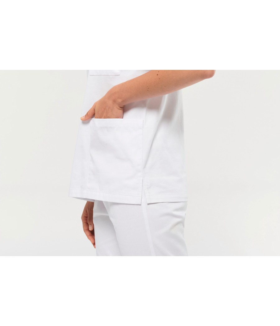 Tunique coton manches courtes unisexe