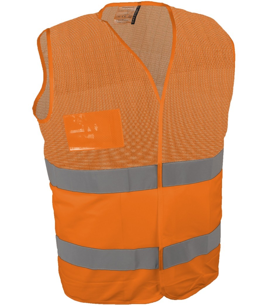 GILET HV ORANGE+MESH, L A XXL