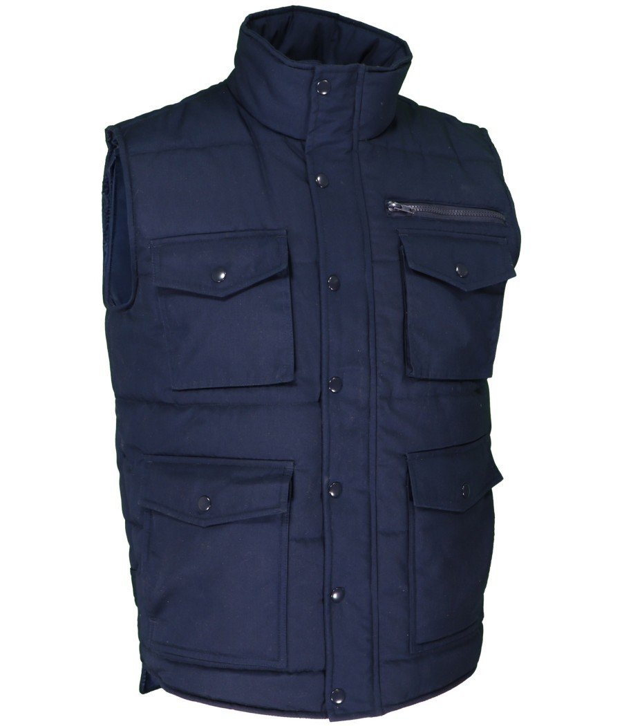 GILET MULTIPOCHES MARINE M-4XL