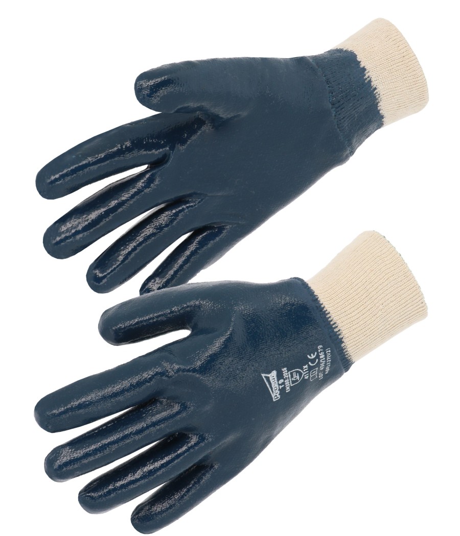 GANT NITRILE BLEU ENDUIT 8-10