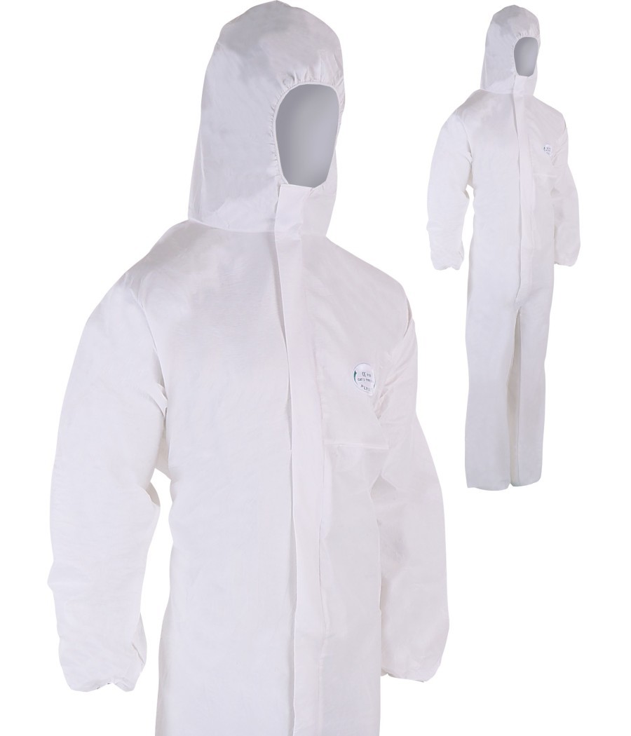 COMBIN POLYPRO BLANC END,L-3XL