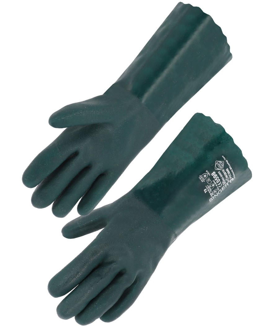 PVC VERT DBLE END 35 CM 9 A 10