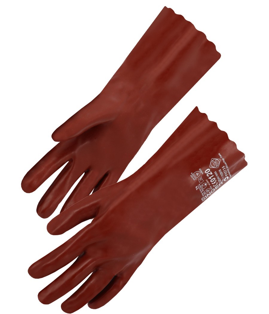 PVC ROUGE 35CM, 9 A 10