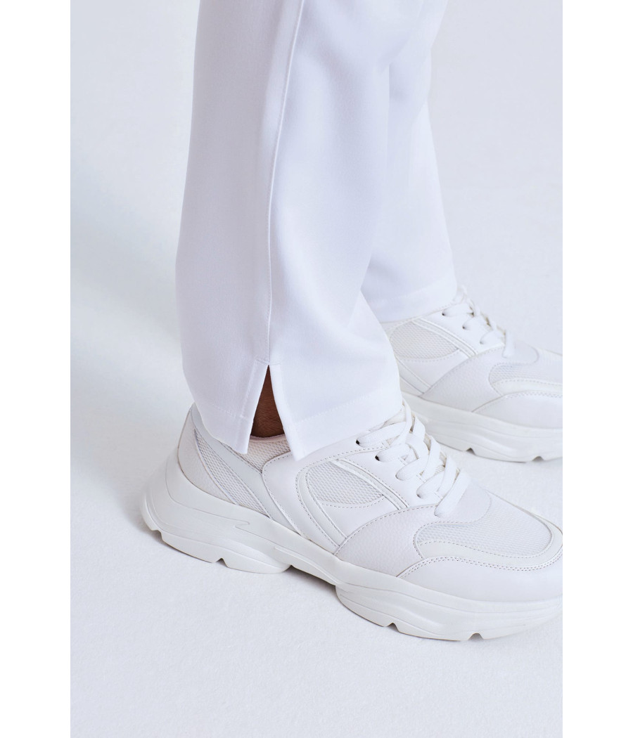 Pantalon cargo stretch femme