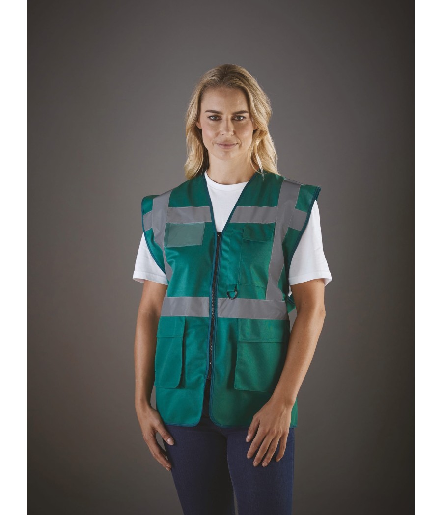 Gilet multifonction haute visibilité
