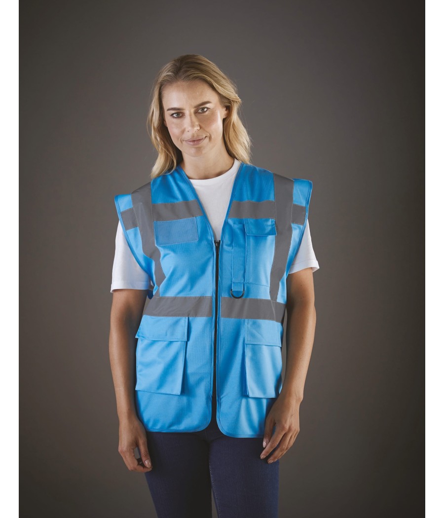 Gilet multifonction haute visibilité