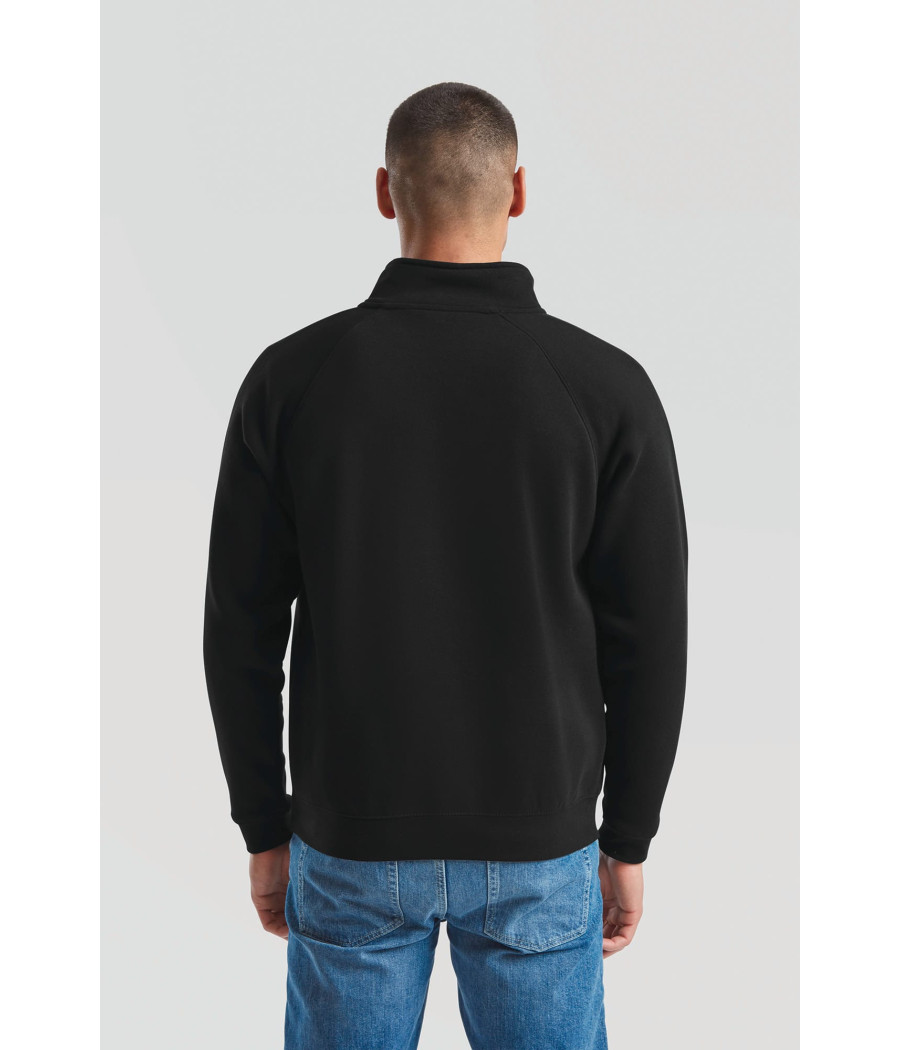 Sweat-shirt col zippé Premium (62-032-0)