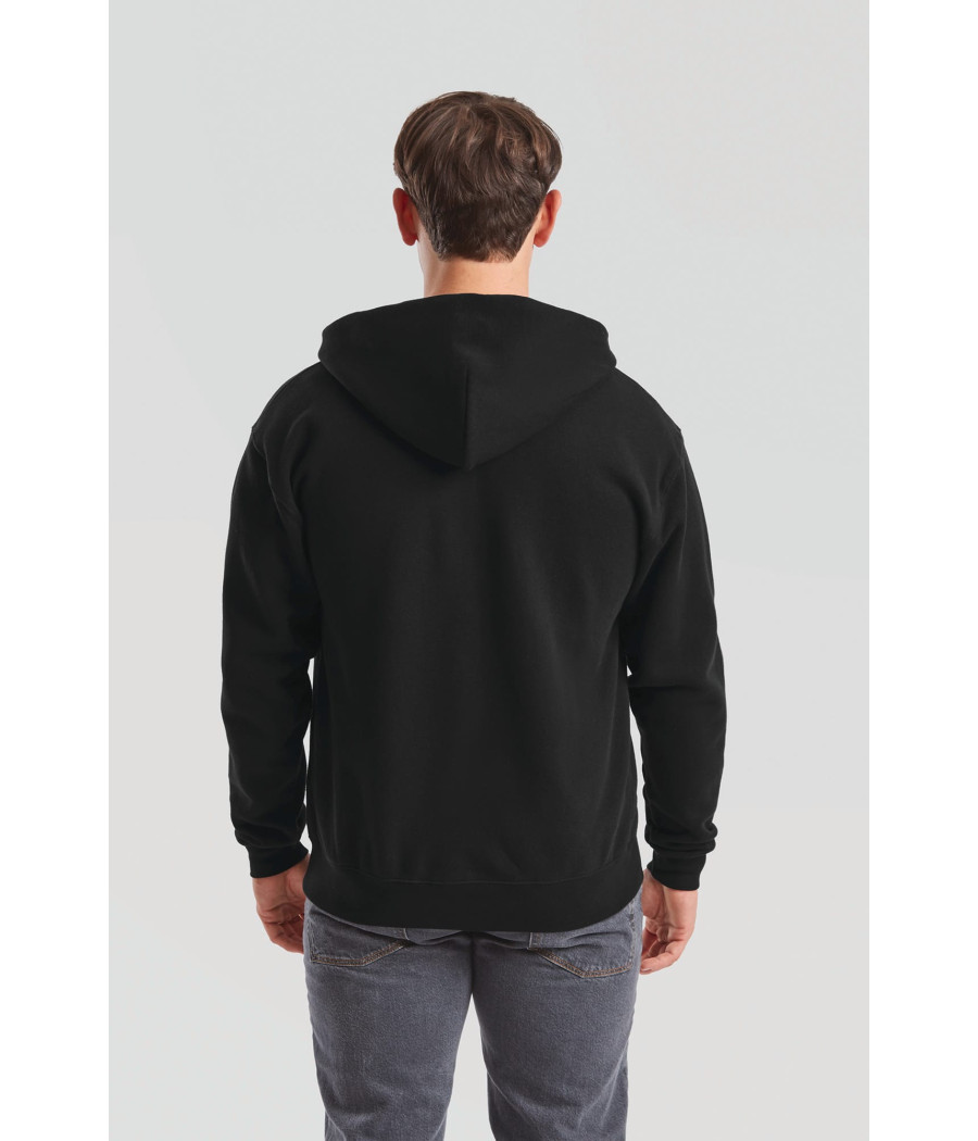 Sweat-shirt homme zippé capuche Premium (62-034-0)