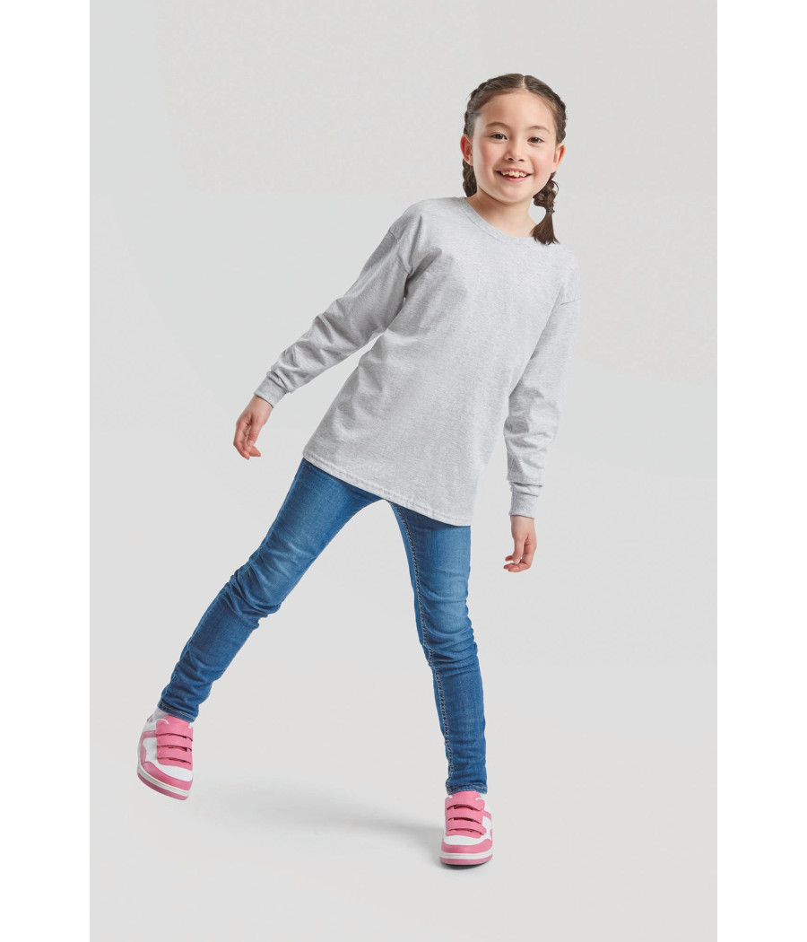 T-shirt enfant manches longues Valueweight (61-007-0)