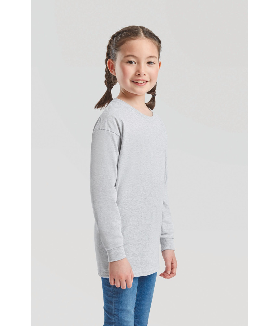 T-shirt enfant manches longues Valueweight (61-007-0)