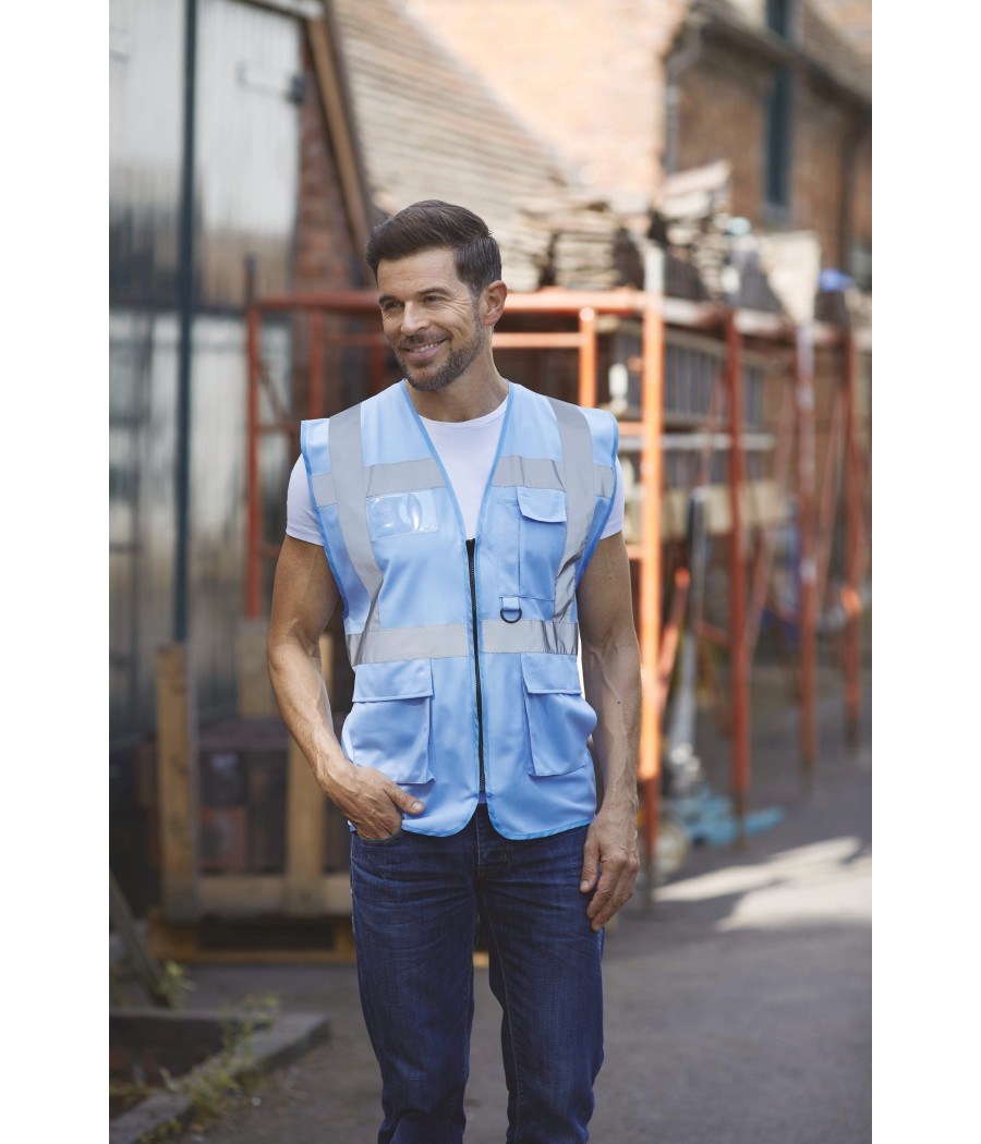 Gilet multifonction haute visibilité