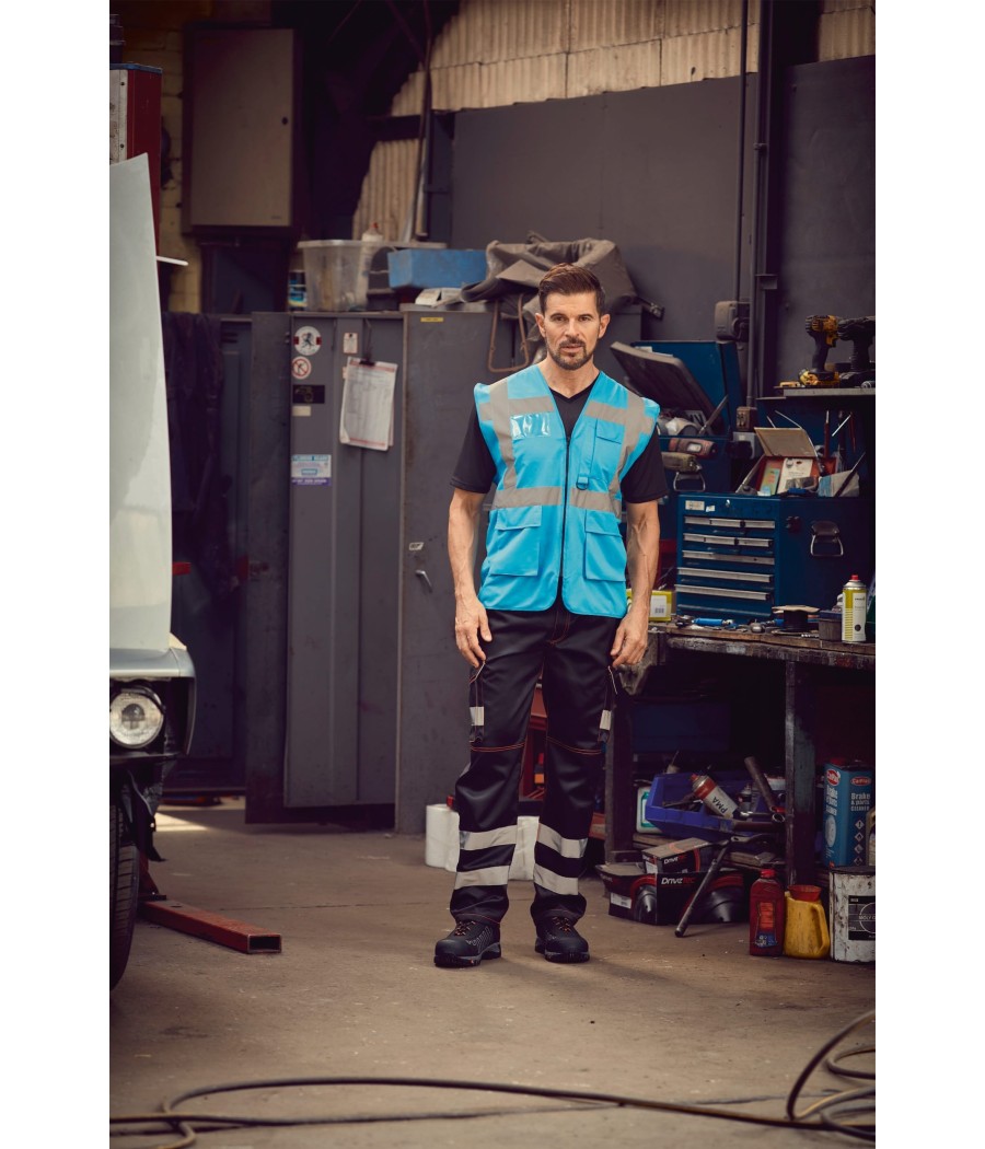 Gilet multifonction haute visibilité