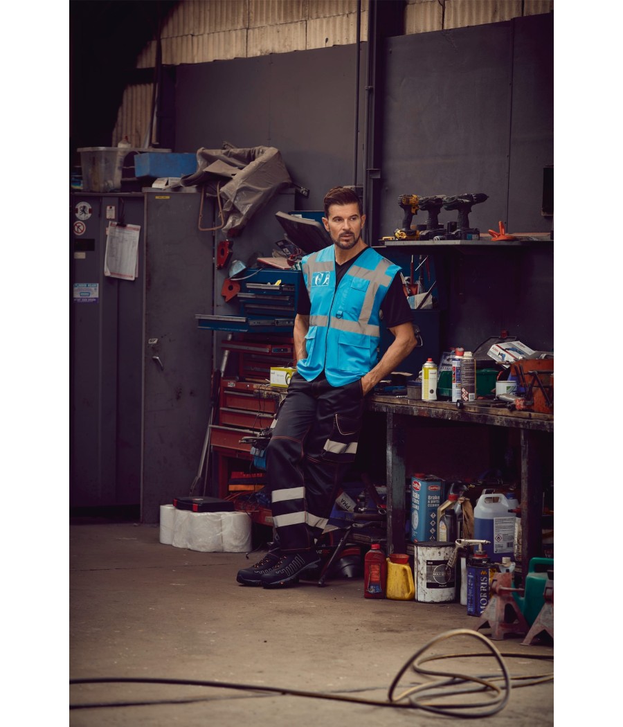 Gilet multifonction haute visibilité